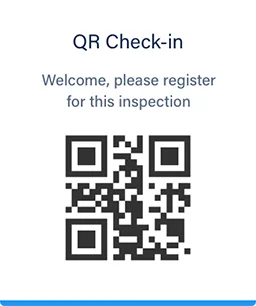 Image of Zenu CRM Inspections QR check-in tool